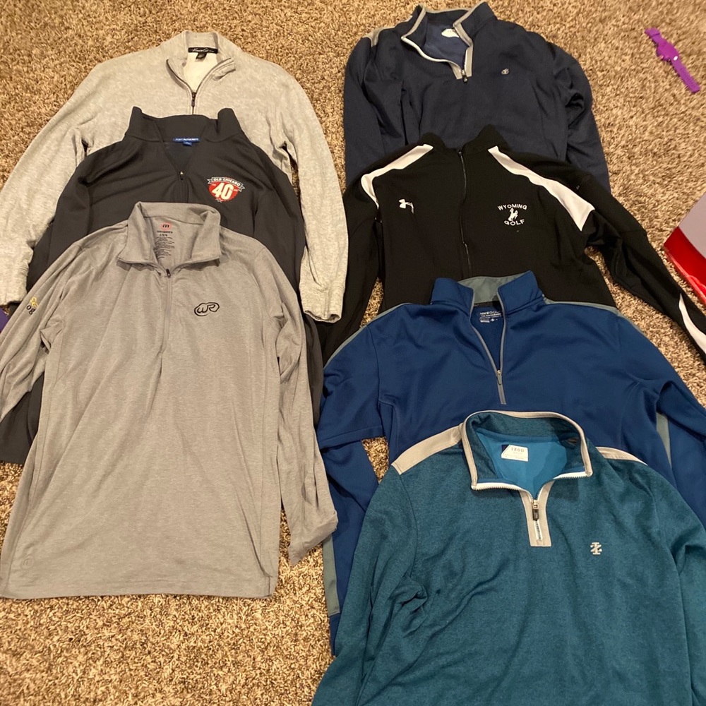 Men’s Pullover-over Jackets /Shirts bundle!